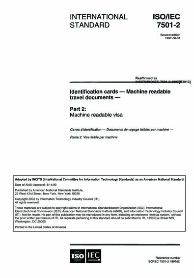 Standards PDF Cover Page
